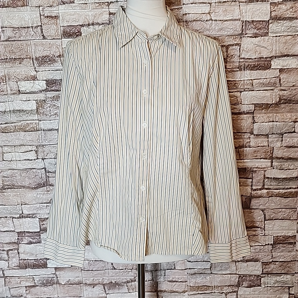 Preswick & Moore Classic Striped Petite Shirt
